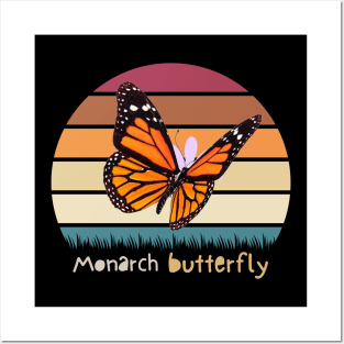 Monarch butterfly Posters and Art